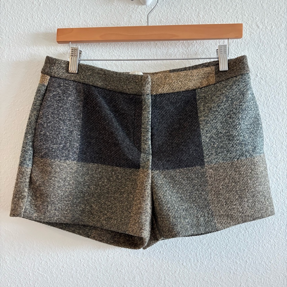 Anthropologie See U Soon Patchwork “Wool” Shorts Size 6